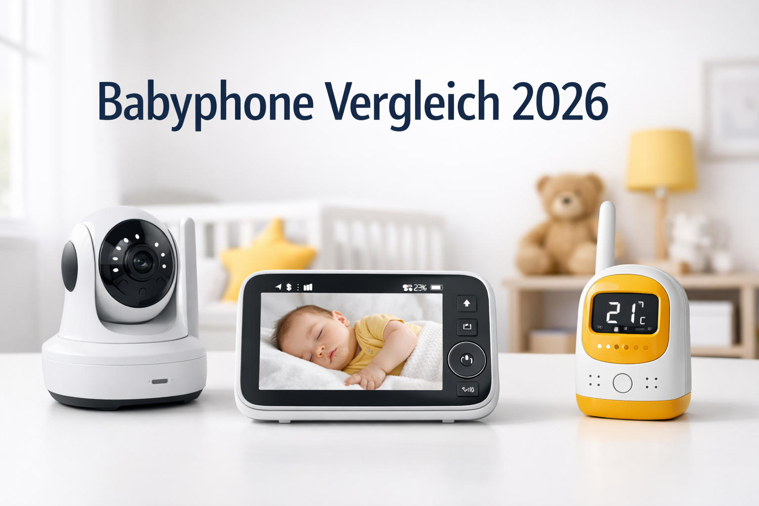Babyphone Vergleich 2026 – Funktionen, Reichweite & Sicherheit erklärt